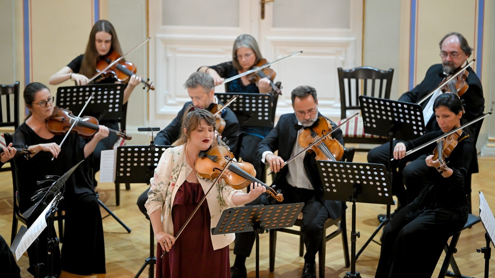 Koncert Varaždinski umjetnici svome gradu, 18. listopada 2026. – orkestar tijekom koncerta